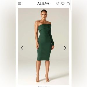 Alieva one shoulder dress
